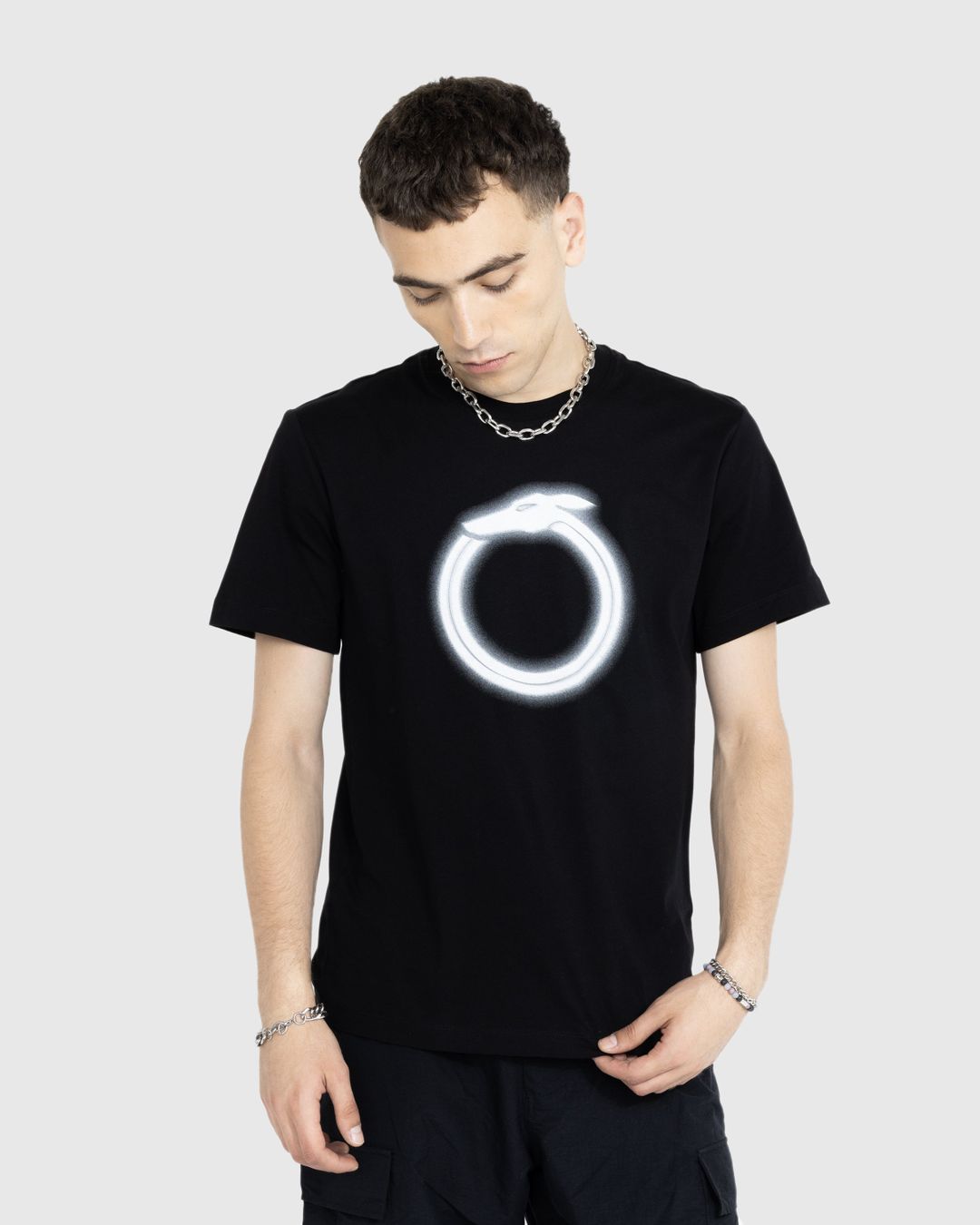 Trussardi Action White Cotton Men T-Shirt