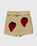J.W. Anderson – Strawberry Chino Shorts Natural/Red - Shorts - Beige - Image 1