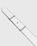 Maison Margiela – Logo Buckle Leather Belt White - Belts - White - Image 4