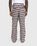 Bode – Shadow Plaid Side-Tie Trousers Brown - Pants - Brown - Image 4