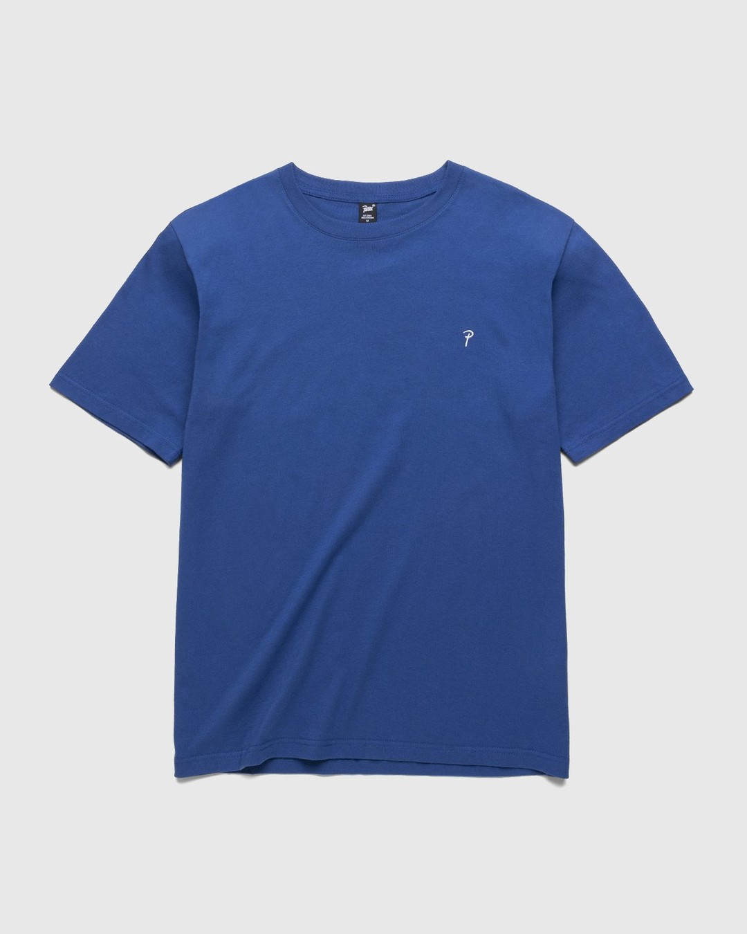 Patta – Basic Script P T-Shirt Monaco Blue - T-shirts - Blue - Image 1