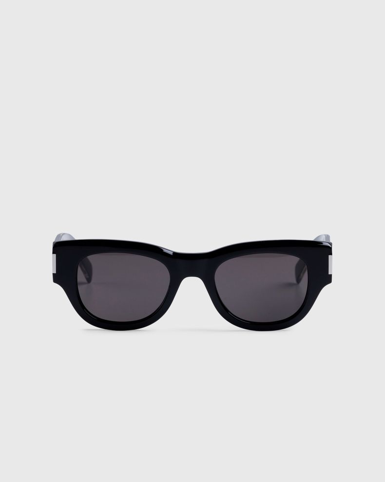 SL 573 Cat Eye Sunglasses Black/Crystal/Grey