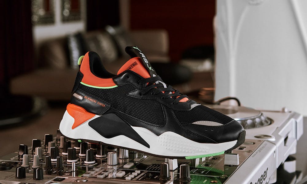 Puma rsx nere e oro sale