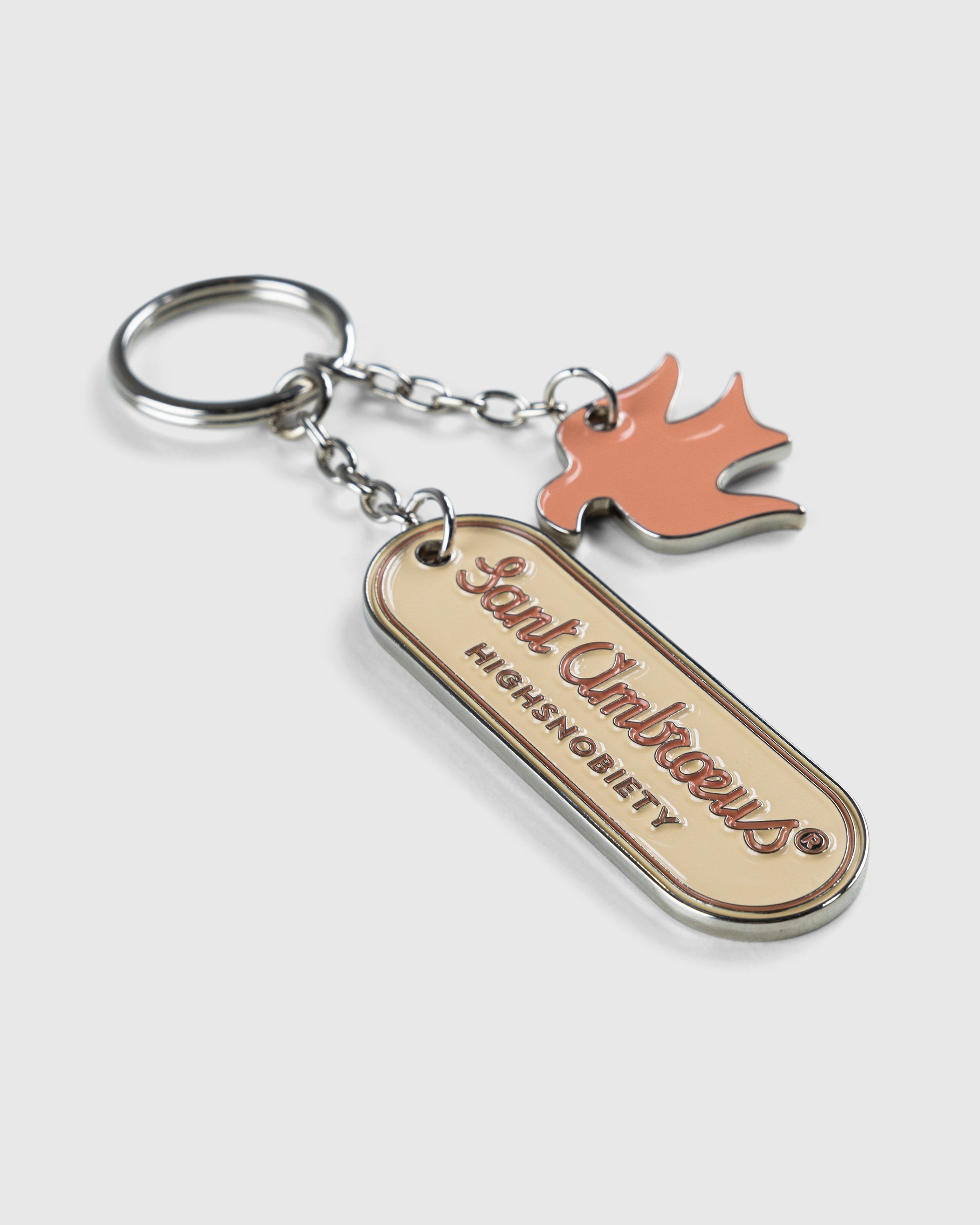 Highsnobiety x Sant Ambroeus – Keychain Pink - Keychains - Pink - Image 2