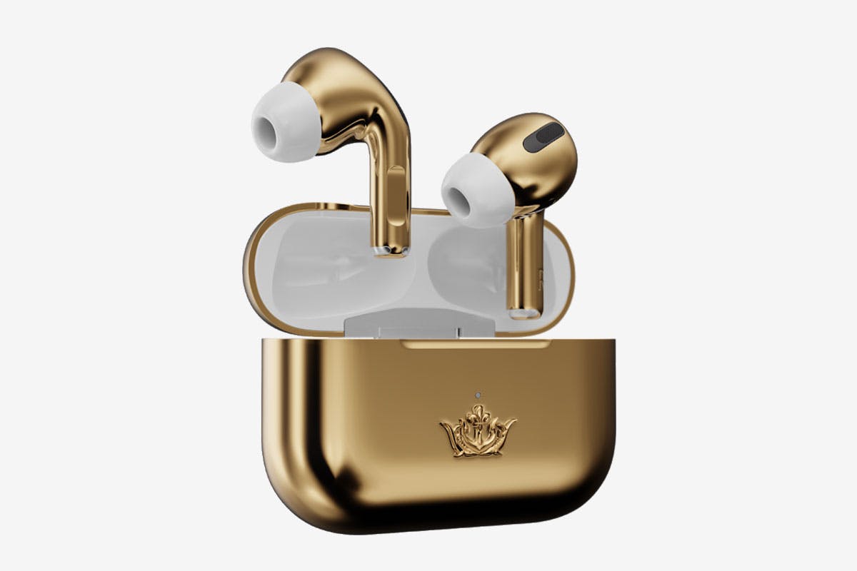 critic sent Specifically These $67,000 AirPods Pro Are Wrapped in 18-Karat Gold