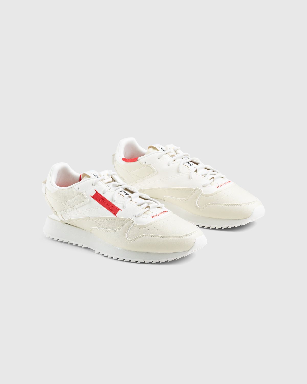 Reebok x Milk Makeup – Classic Vegan MIY Vintage Chalk/Vector Red/Core Black - Sneakers - Grey - Image 3