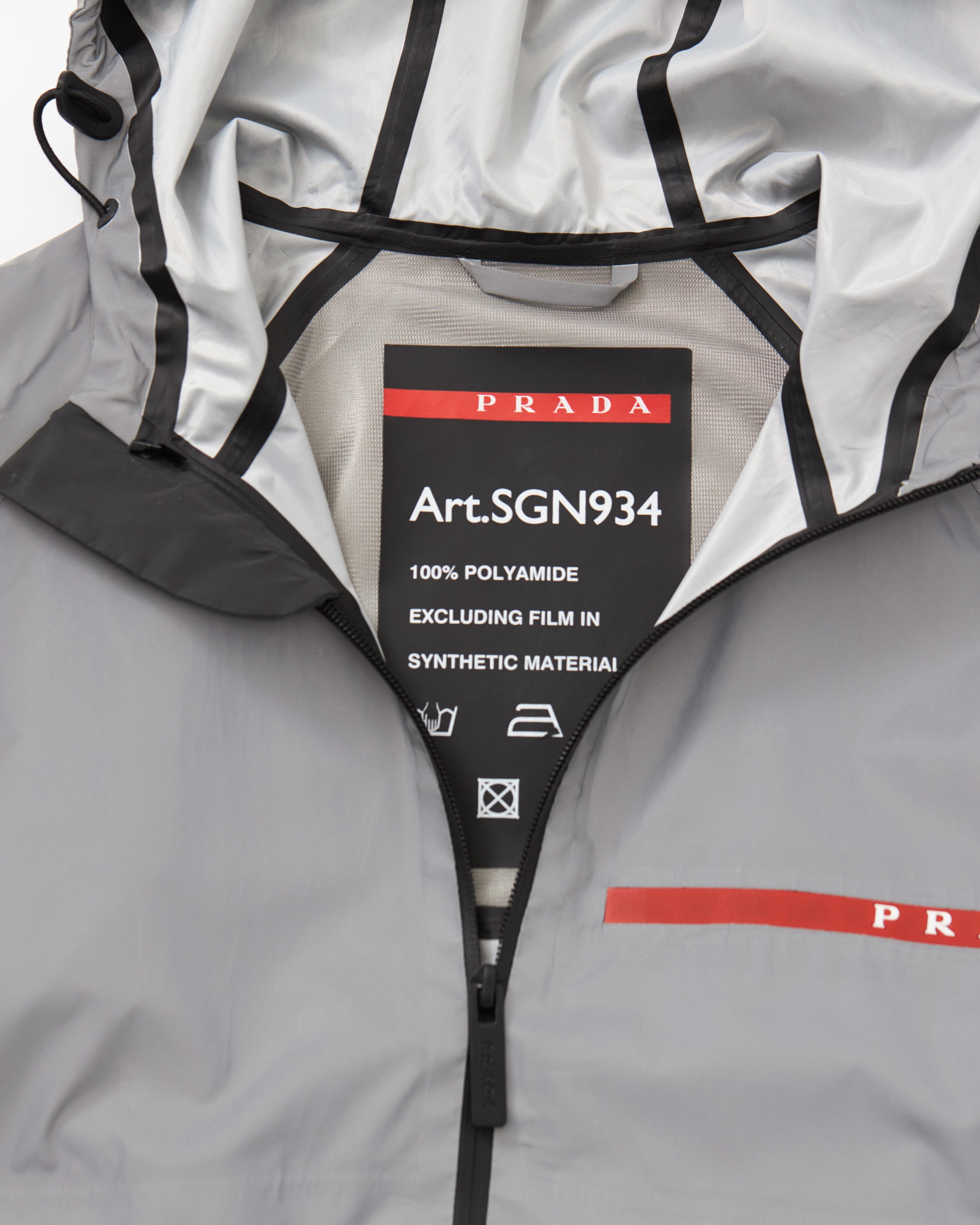 Prada jacket grey store