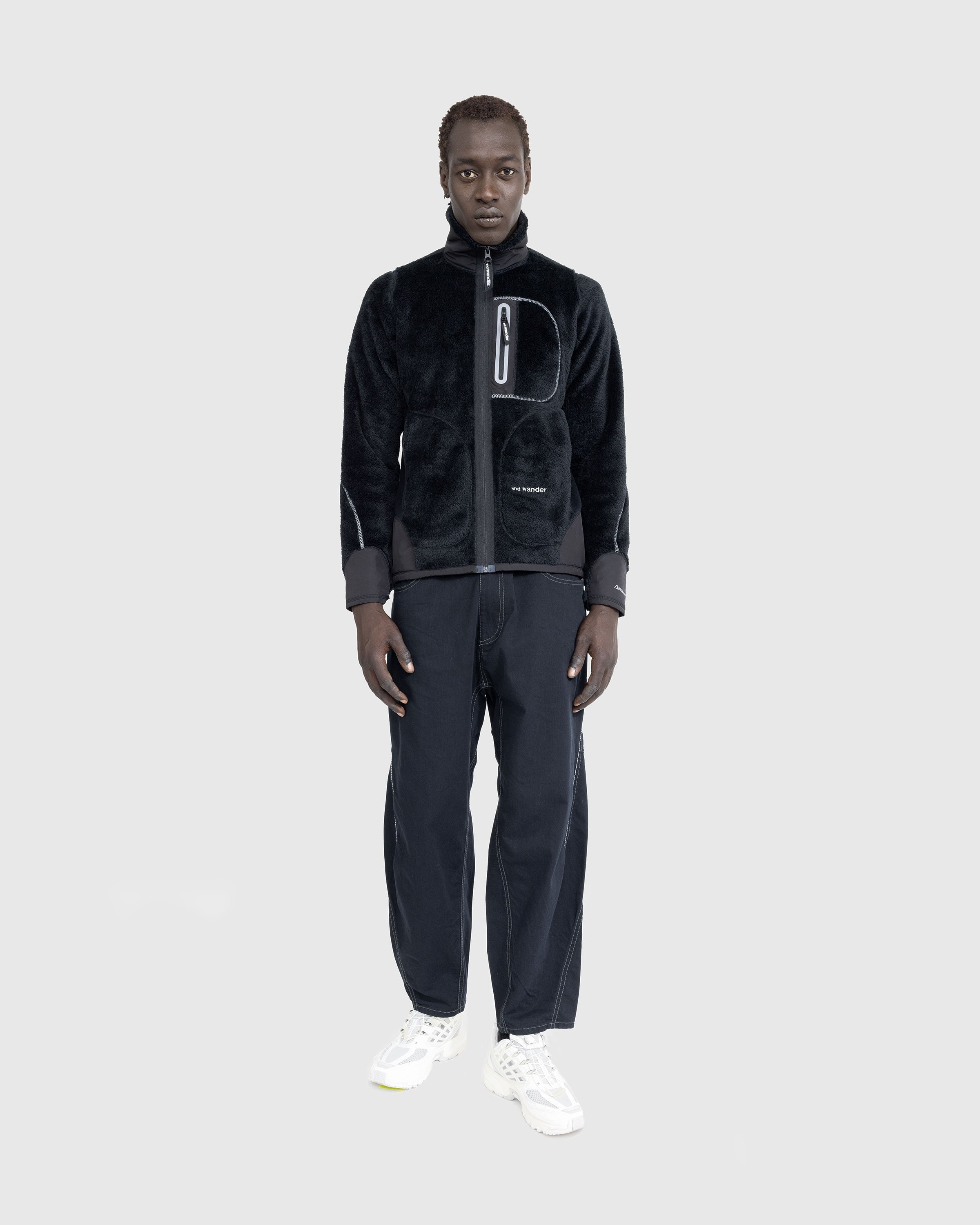 And Wander – High Loft Fleece Jacket Black | Highsnobiety Shop