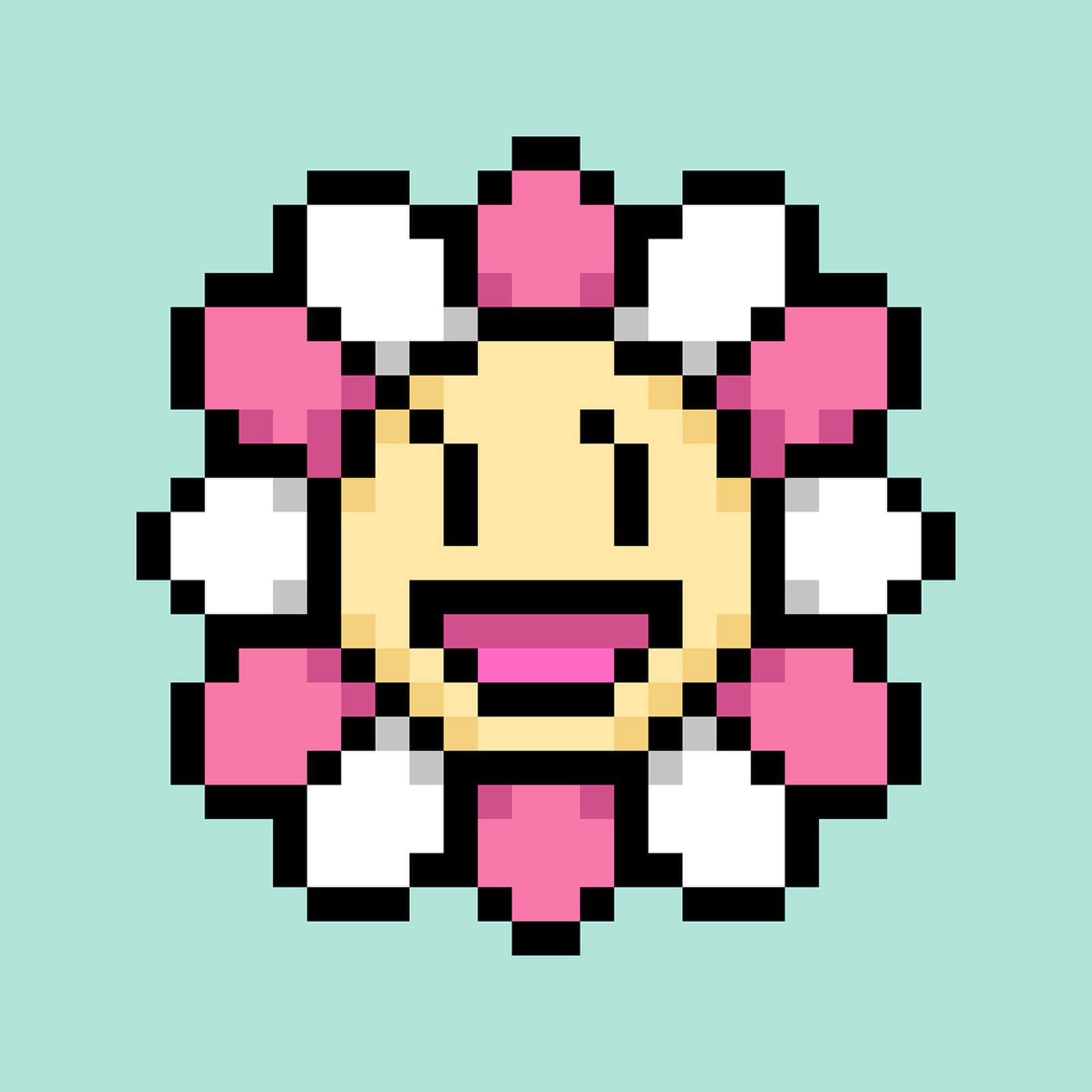 Murakami.Flower Pink & White φ1500, 2022