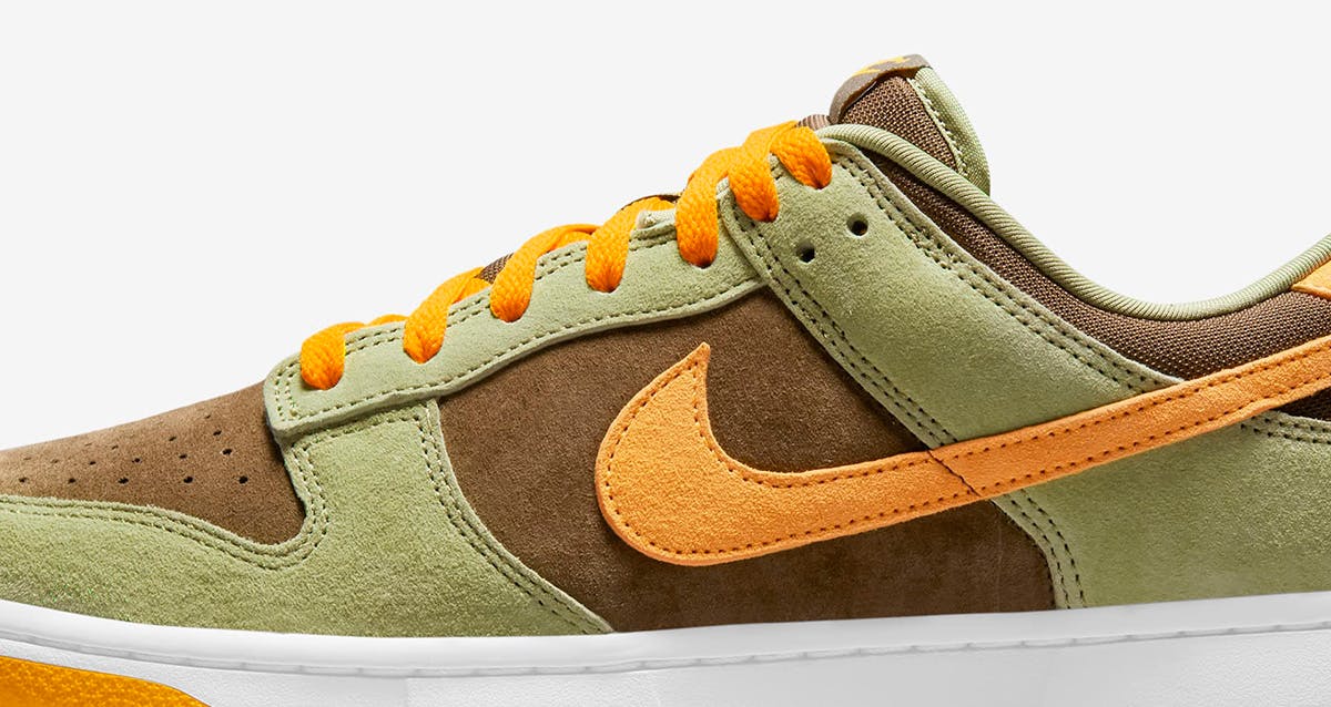 dunk low dusty olive release