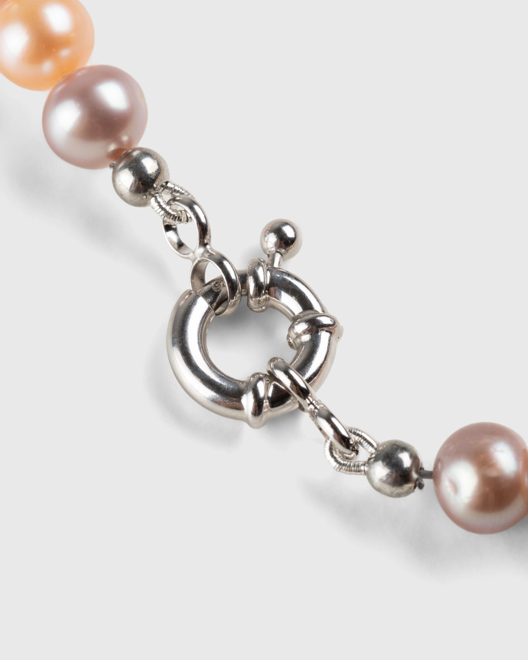 Polite Worldwide – Light Pearl Necklace Multi - Jewelry - Silver - Image 2