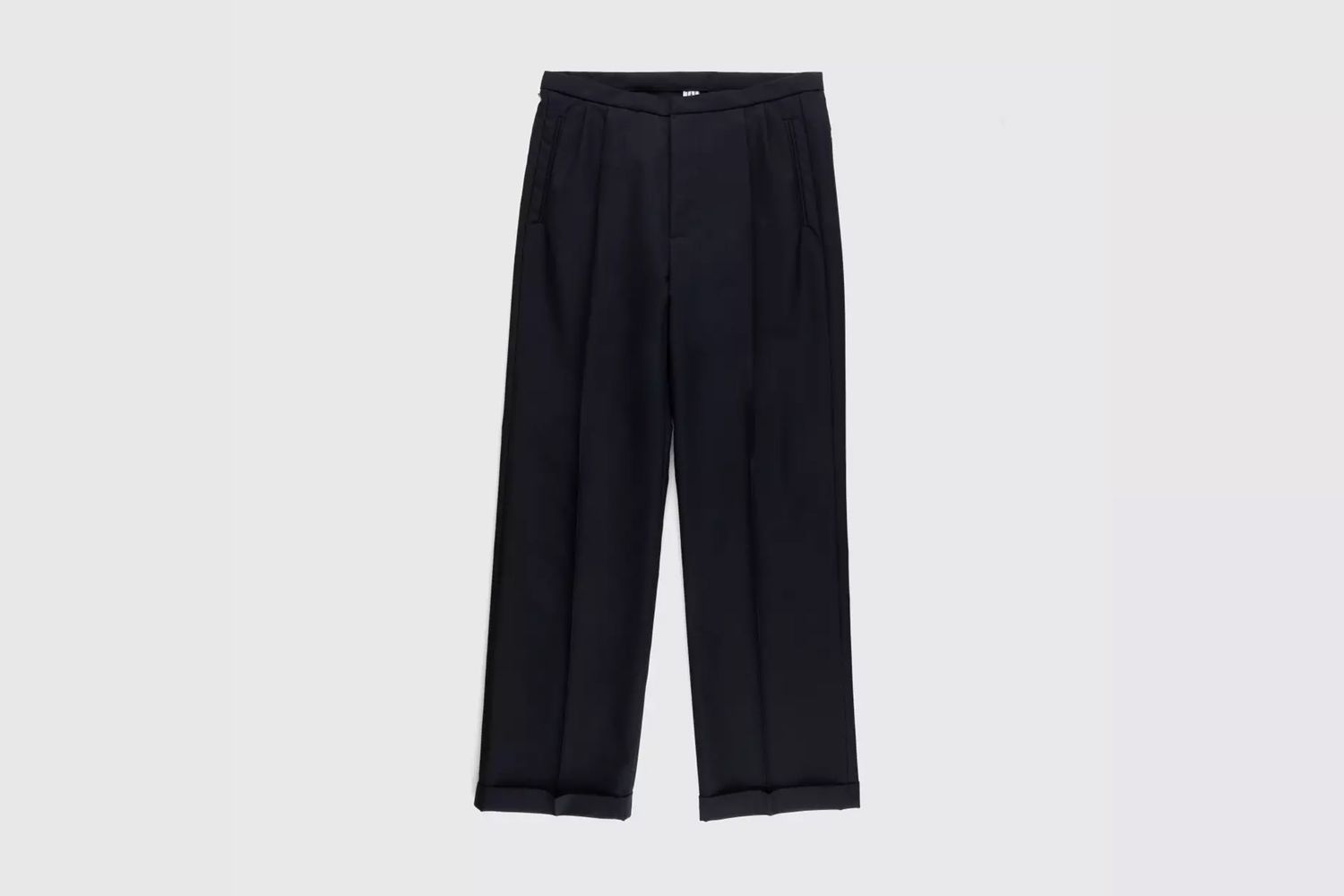 Pleated Wool Trousers