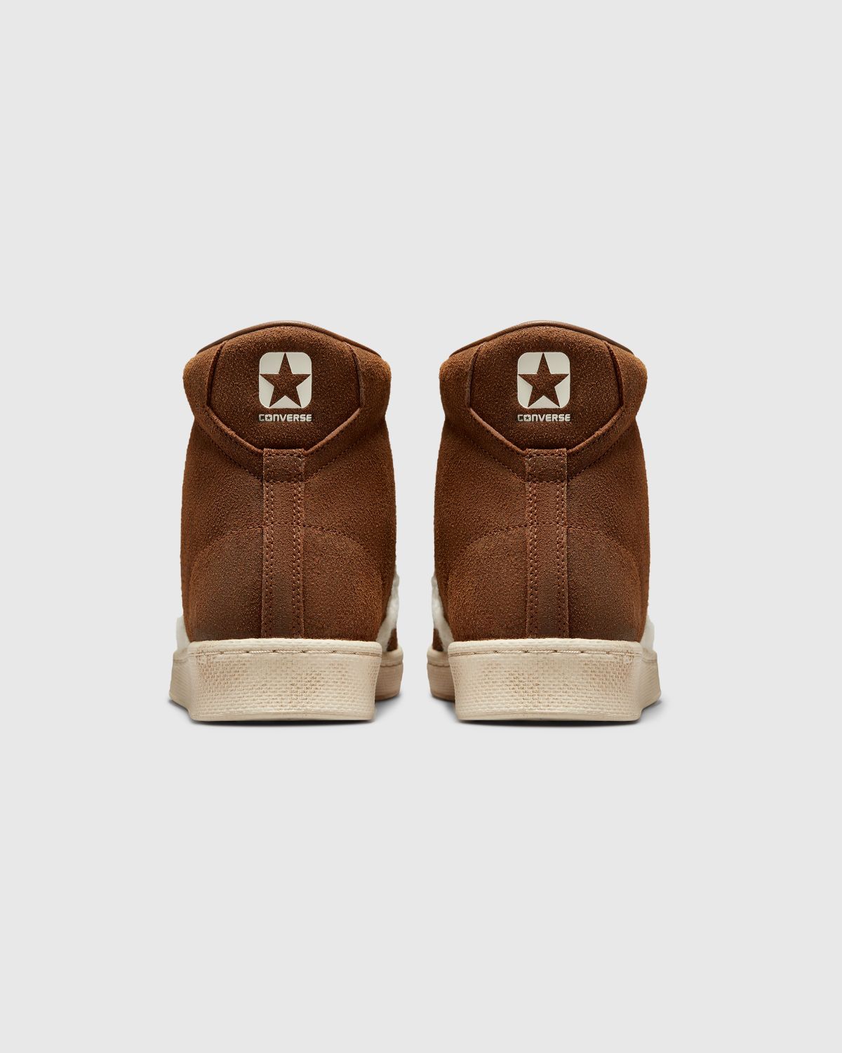 Brown suede converse clearance high tops