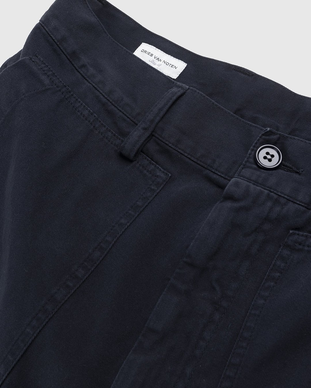 Dries van Noten – Pilson Pants Navy - Pants - Blue - Image 5