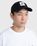 NTS x Highsnobiety – Logo Patch Cap Black - Hats - Black - Image 4