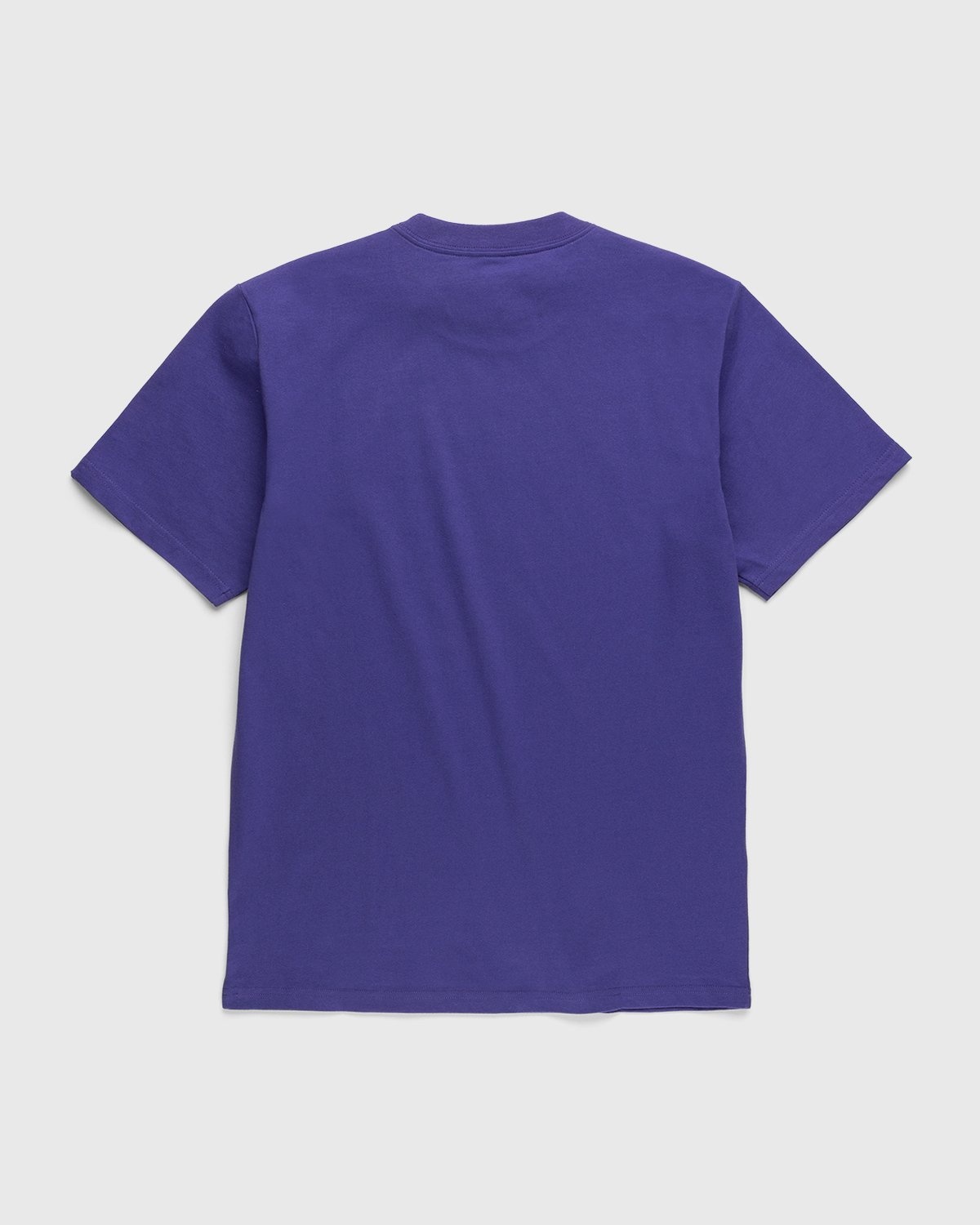 Carhartt WIP – University Script T-Shirt Razzmic White - Tops - Purple - Image 2