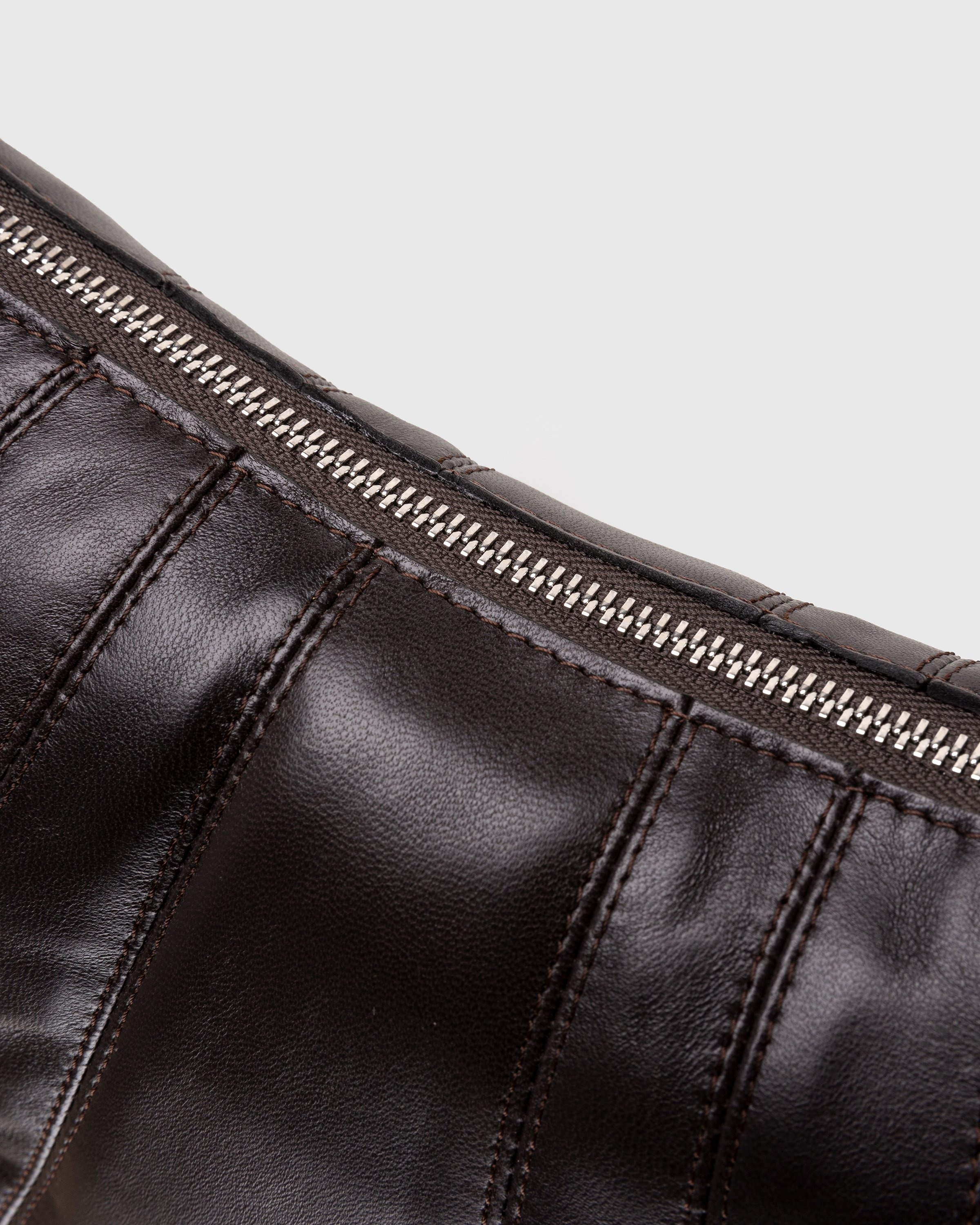 Lemaire x Highsnobiety – Not In Paris 4 Small Croissant Bag Dark Chocolate - Bags - Black - Image 4