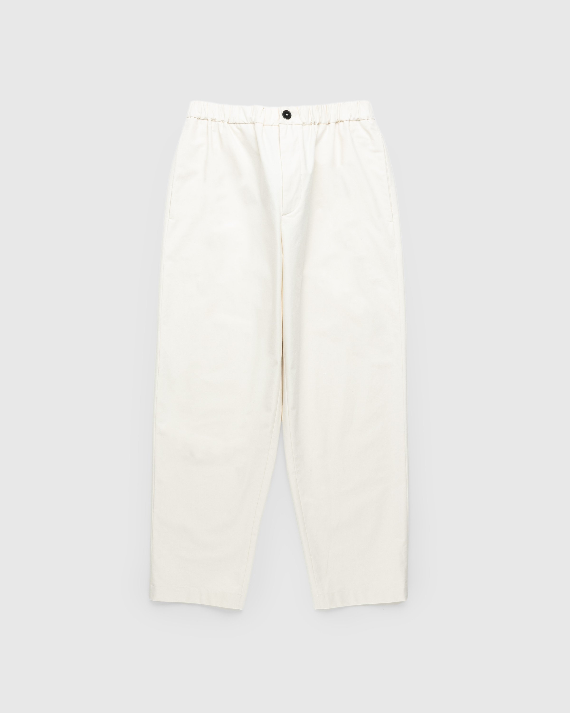 Jil Sander – Cropped Straight Leg Trousers Beige - Pants - Beige - Image 1