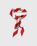 Longchamp x André Saraiva – Longchamp X André Silk Ribbon Red - Scarves - Red - Image 1