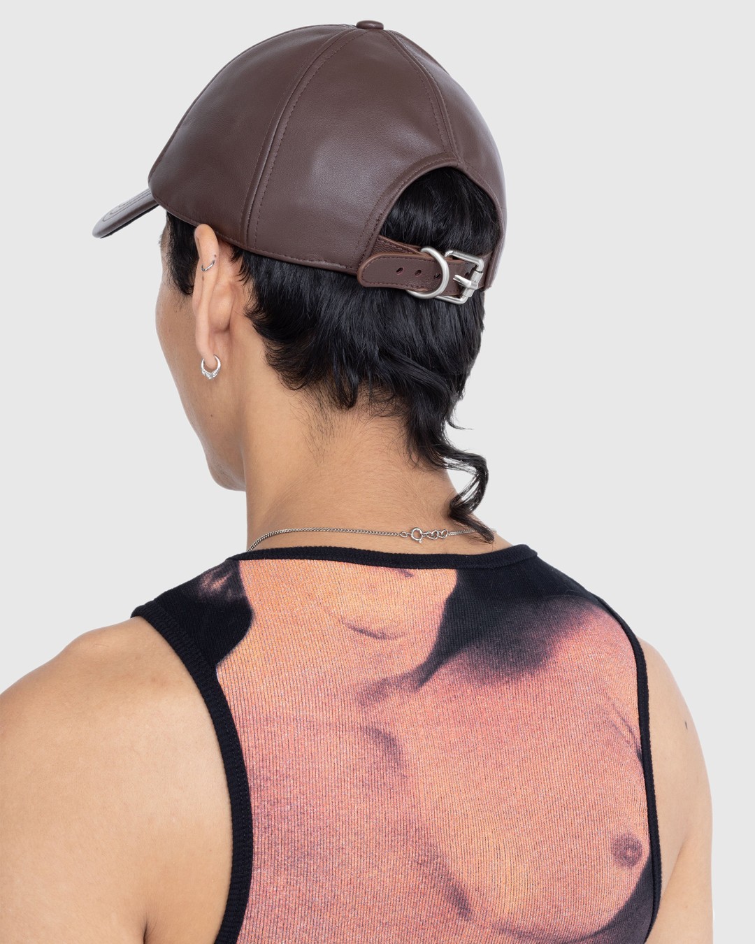 J.W. Anderson – Reclining Stud Back Print Vest Black - Tank Tops - Black - Image 5