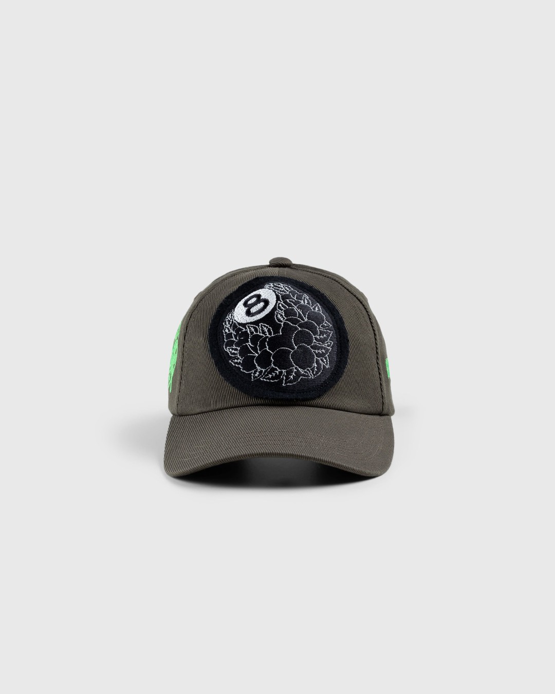 Stüssy x Dries van Noten – 8 Ball Patch Cap - Hats - Green - Image 2