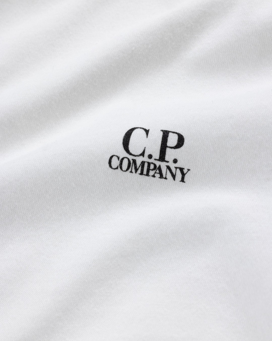 C.P. Company – Logo Print T-Shirt Gauze White - Tops - White - Image 5