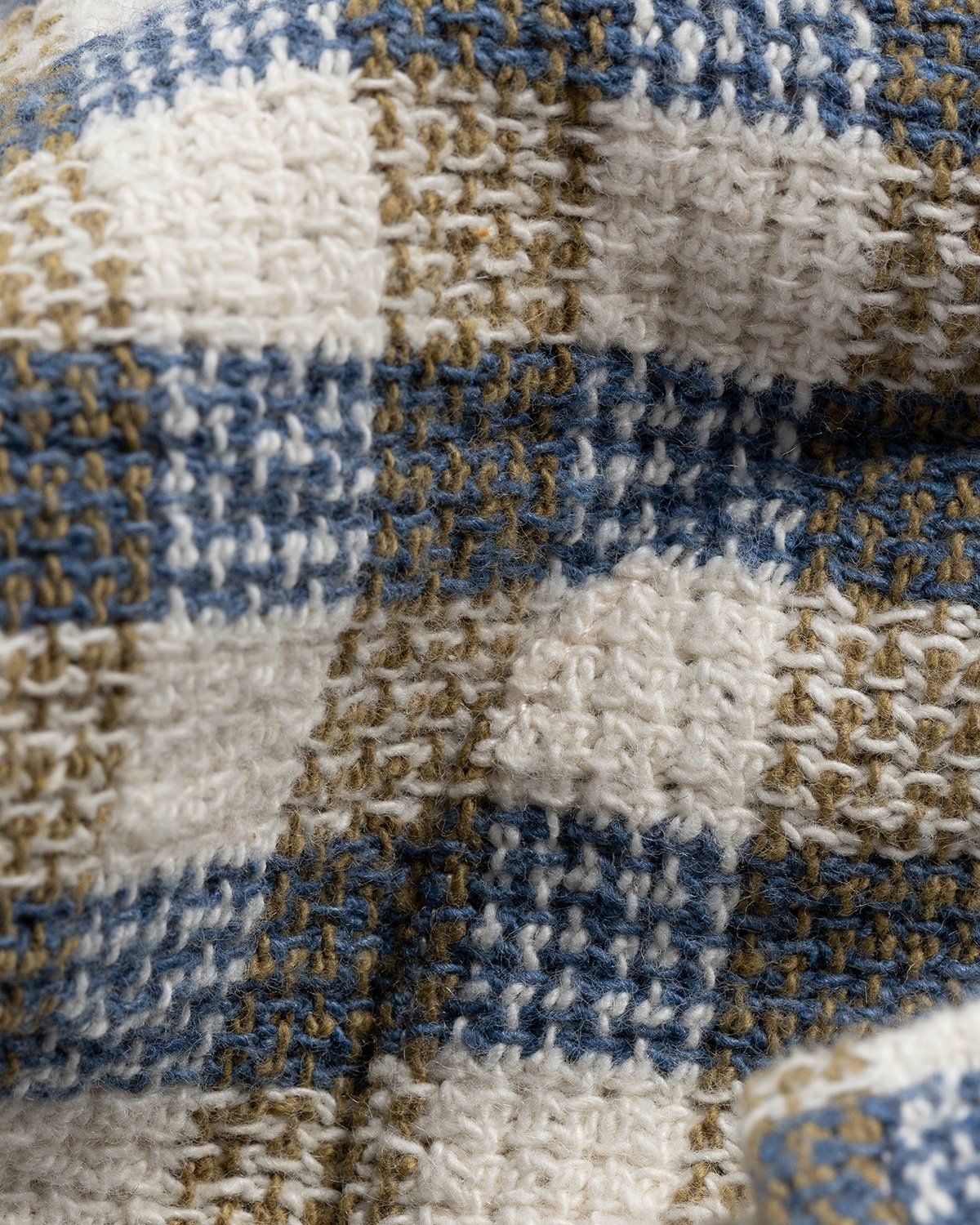 Our Legacy – Heusen Shirt Light Blue/Olive Summer Check - Shirts - Blue - Image 7