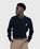 Acne Studios – Embroidered Logo Crewneck Dark Navy Melange - Knitwear - Blue - Image 2