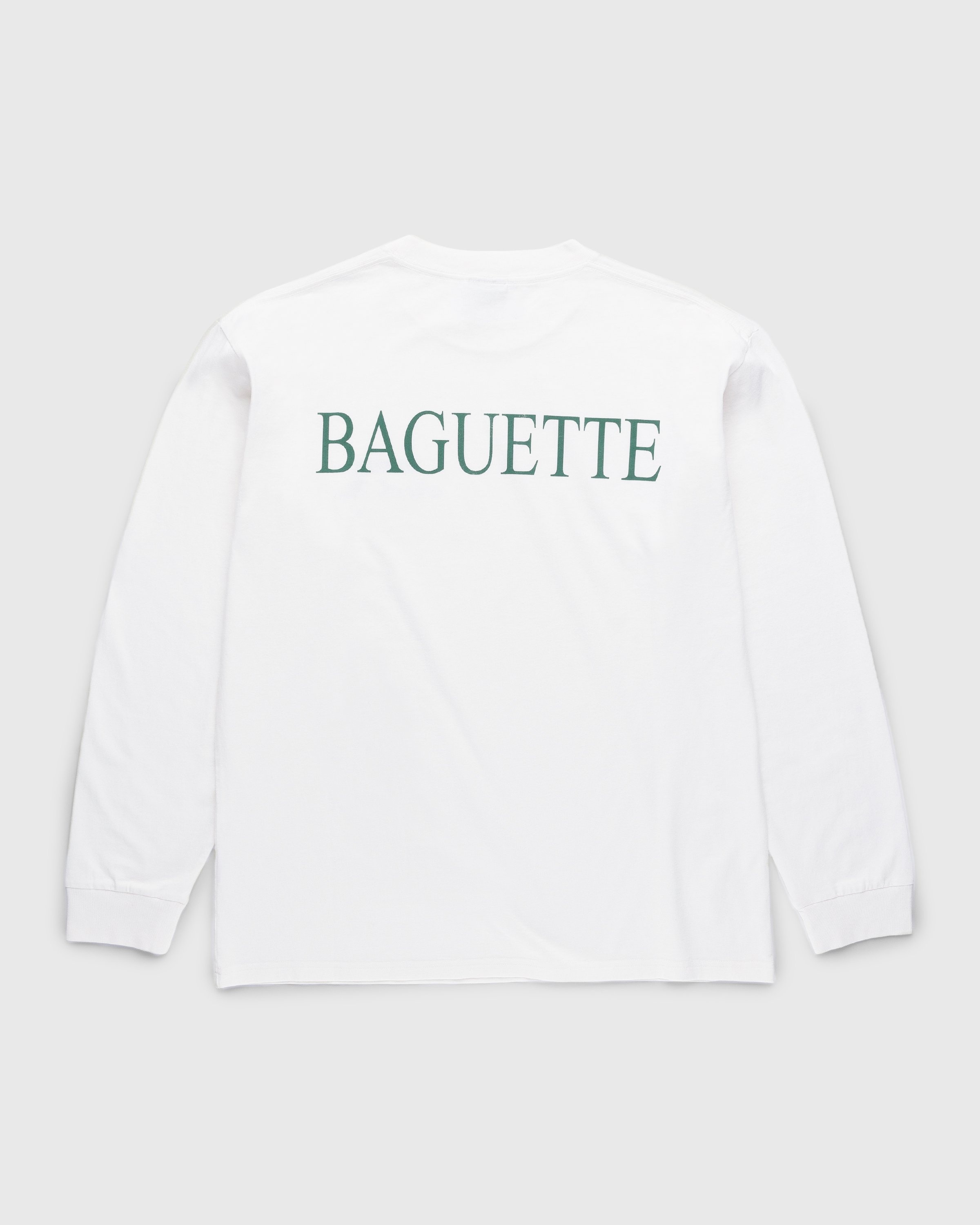 Highsnobiety – Not In Paris 4 Baguette Longsleeve White - Longsleeves - White - Image 1