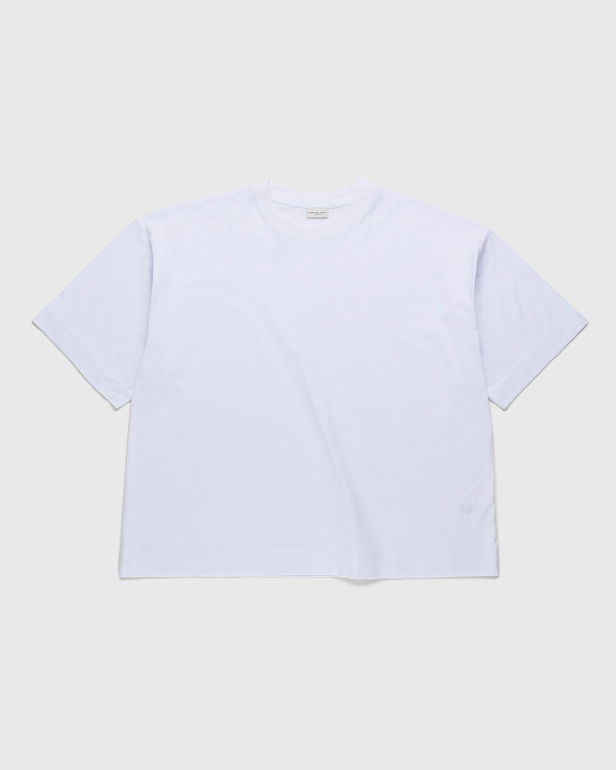 Dries van Noten – Hen Oversized T-Shirt White - Tops - White - Image 2