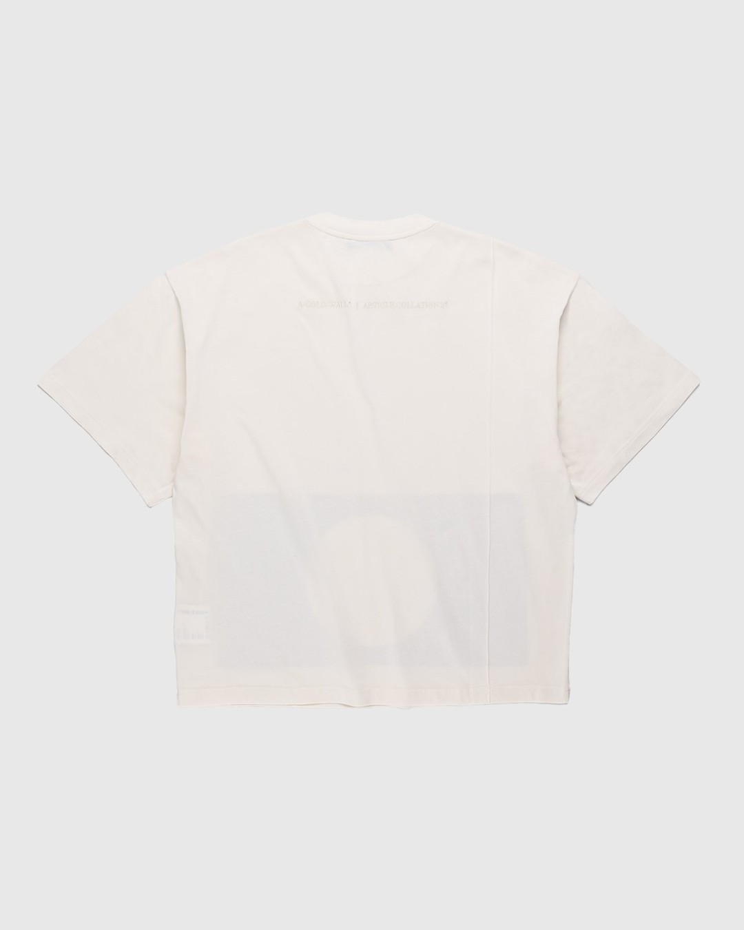 A-Cold-Wall* – Hemisphere Print T-Shirt Warm White - Tops - White - Image 2