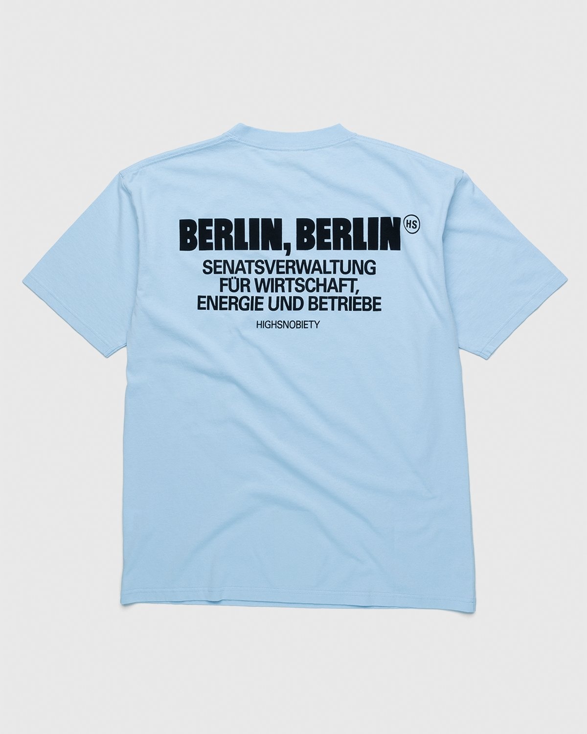 Highsnobiety – Berlin Berlin 2 T-Shirt Blue - Tops - Blue - Image 1
