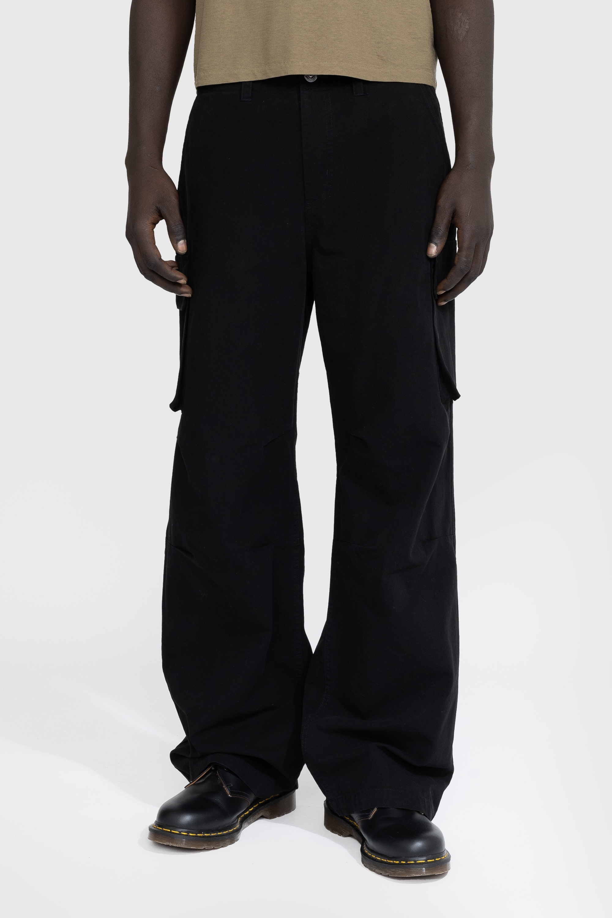 Our Legacy – Mount Cargo Black Canvas - Pants - Black - Image 2