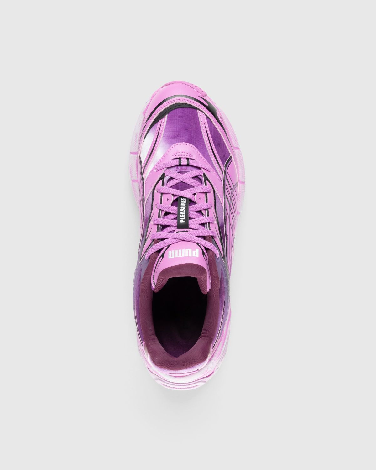 Puma x Pleasures – Velophasis Overdyed Grape Wine/Mauve Pop - Low Top Sneakers - Pink - Image 5
