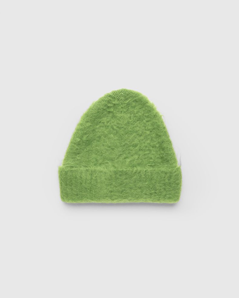Ribbed Beanie Pear Green
