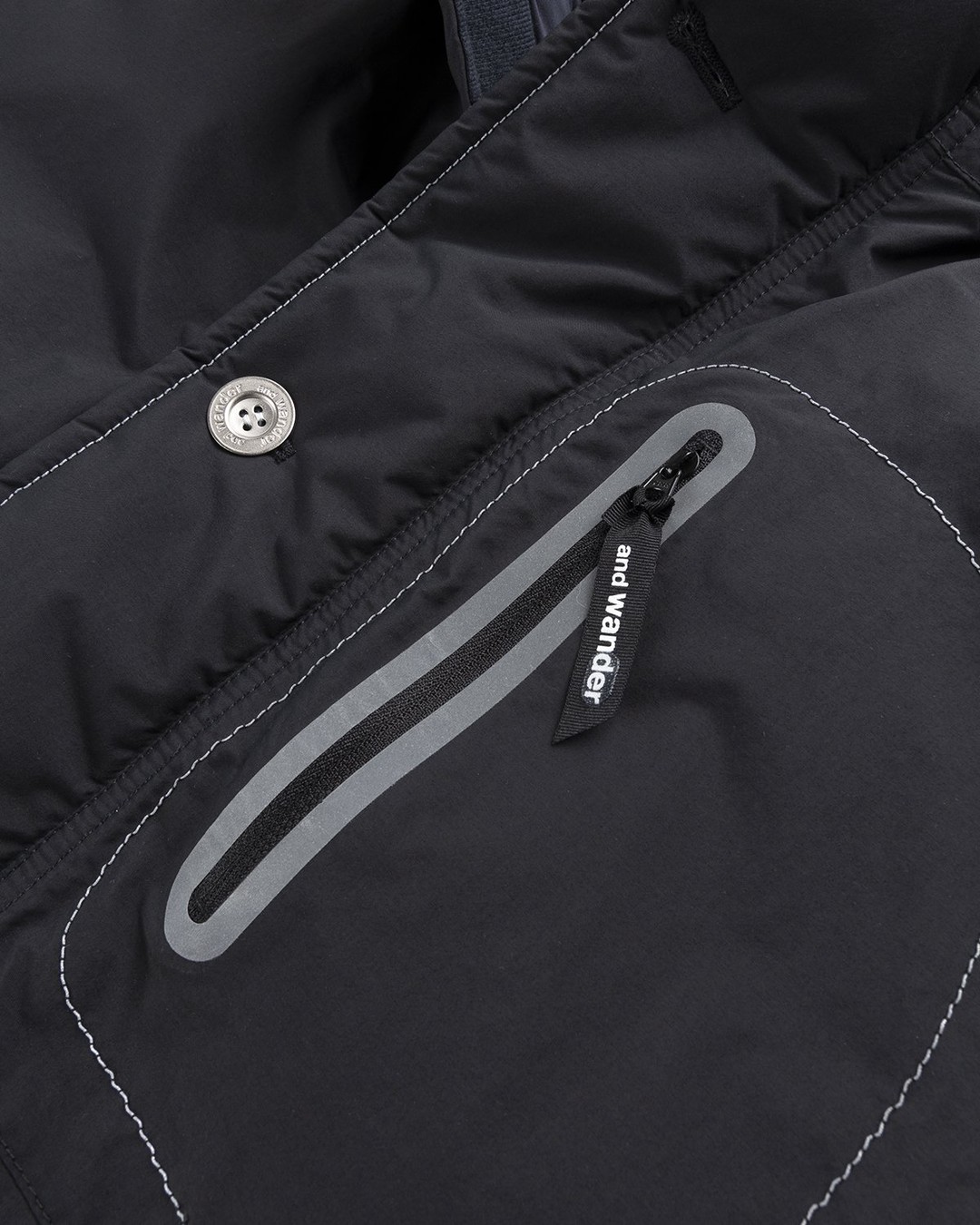 And Wander – 84 Tough Down Jacket Black - Outerwear - Black - Image 4