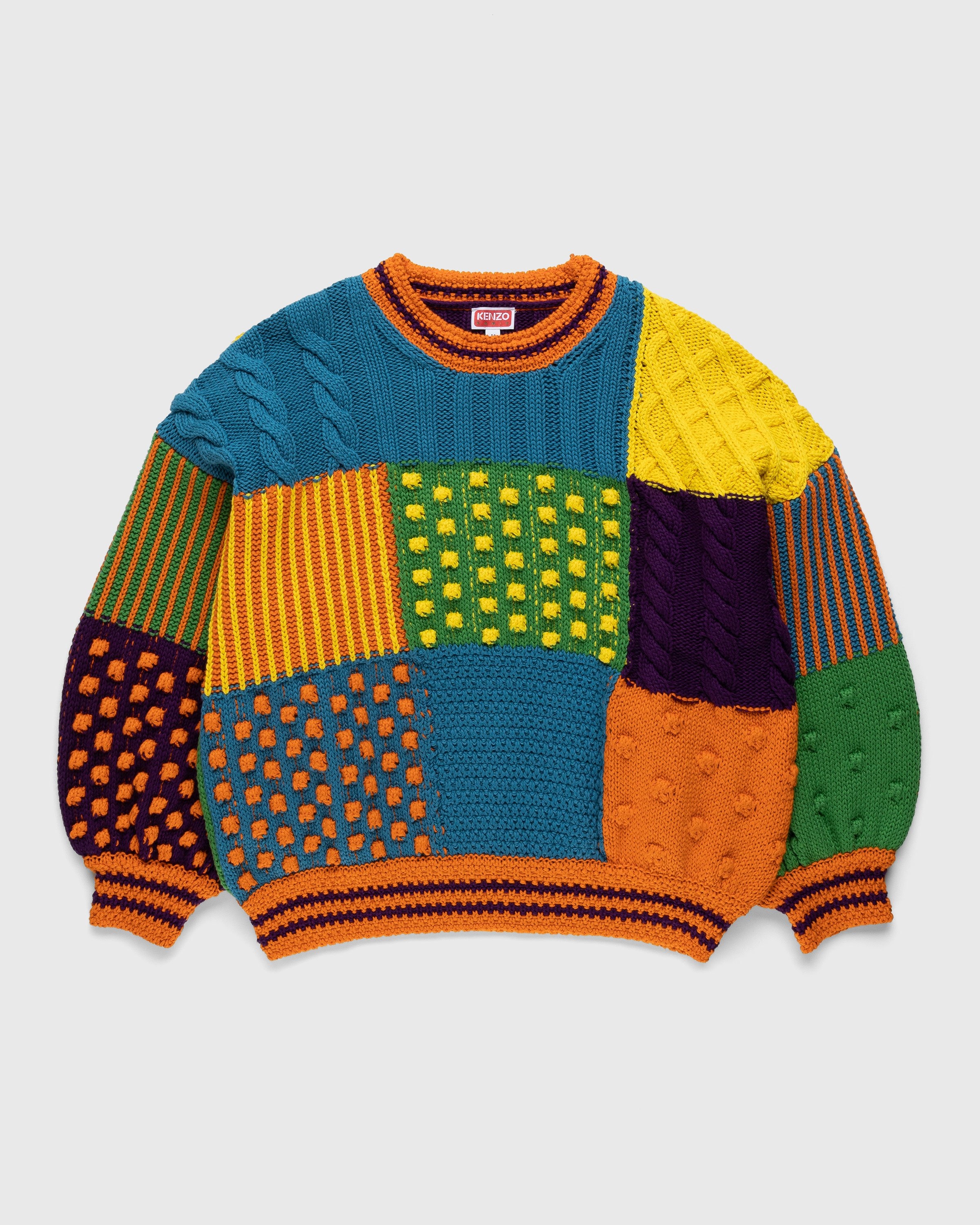 Patchwork jumper sales