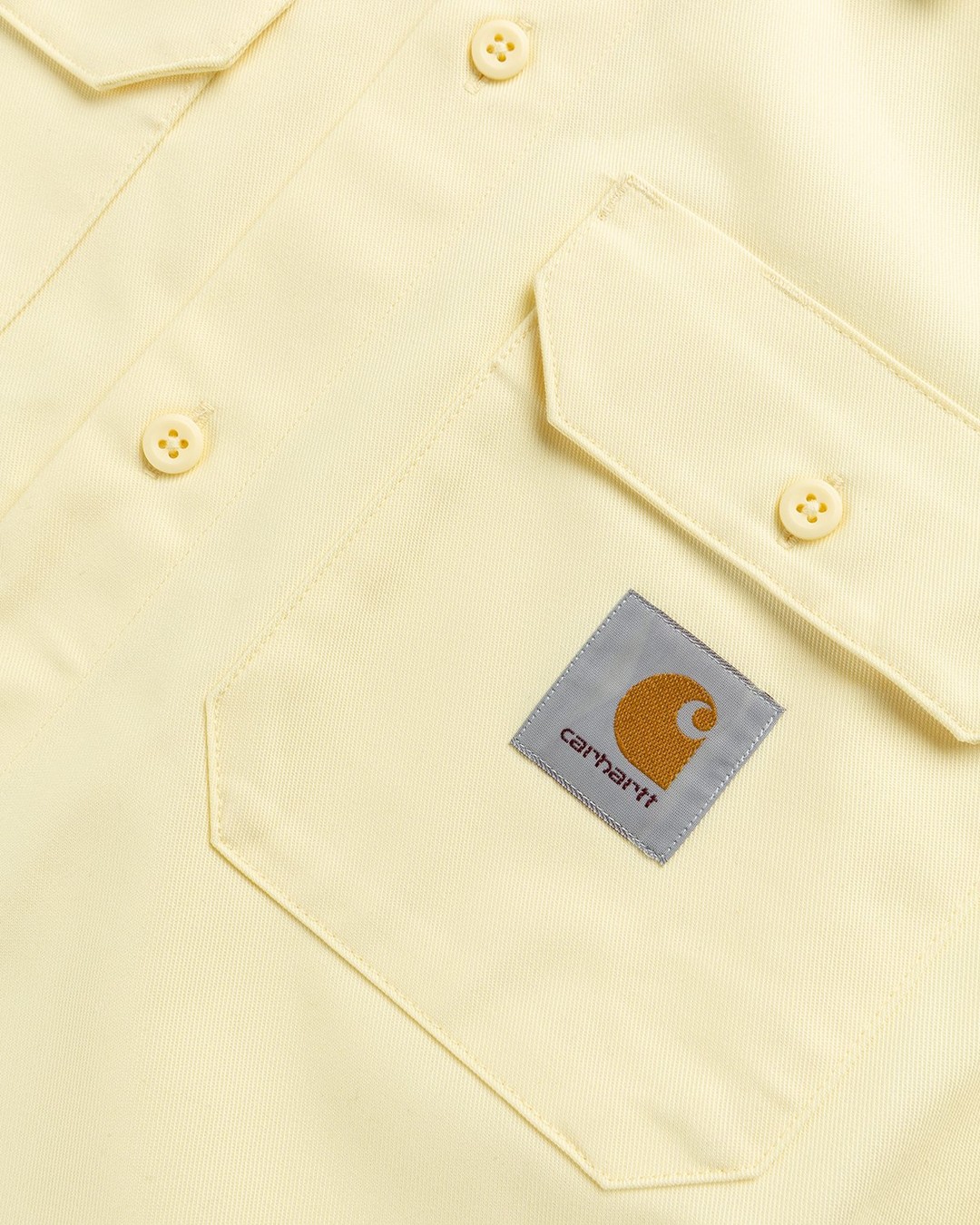 Carhartt WIP – Master Shirt Soft Yellow - Shortsleeve Shirts - Yellow - Image 5