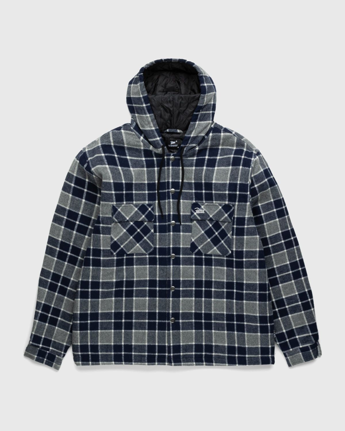Patta – Plaid Overshirt Morning Dove Check - Shirts - Multi - Image 1