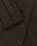 Acne Studios – Linen Blend Button-Up Shirt Dark Olive - Longsleeve Shirts - Green - Image 5
