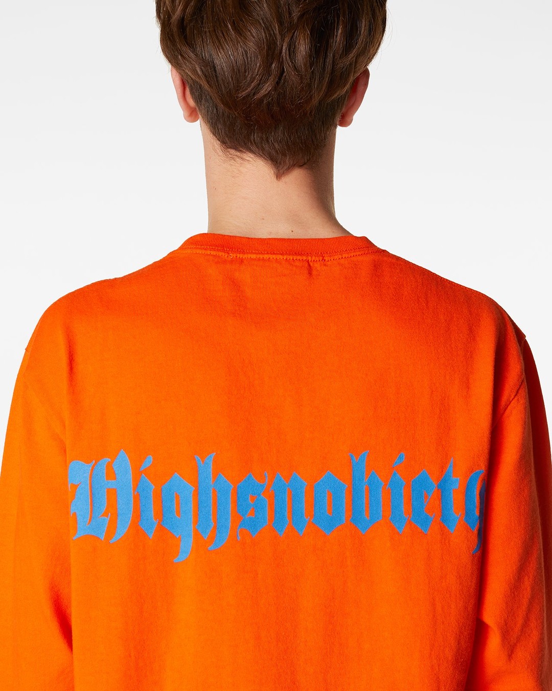 Highsnobiety – Stranger Things Hawkins Lonsleeve Orange - T-shirts - Red - Image 8
