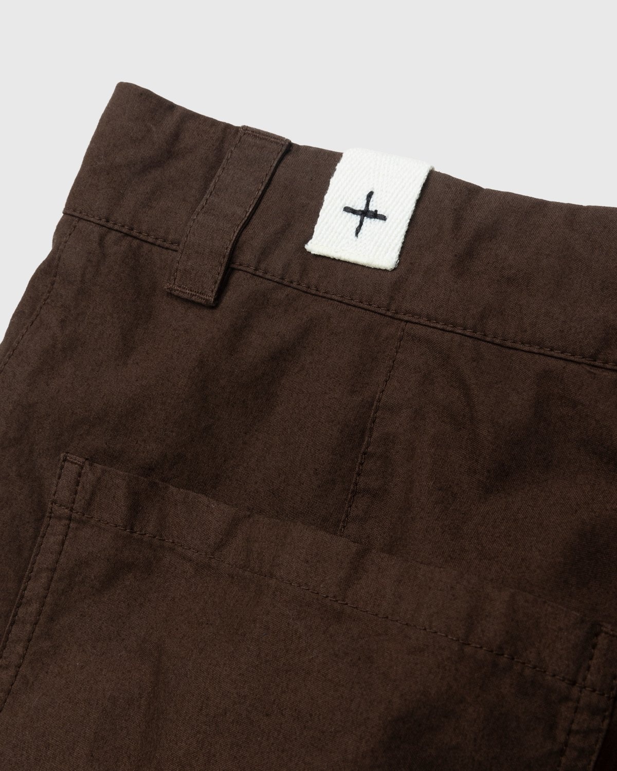 Jil Sander – Cotton Trousers Dark Brown - Trousers - Brown - Image 5