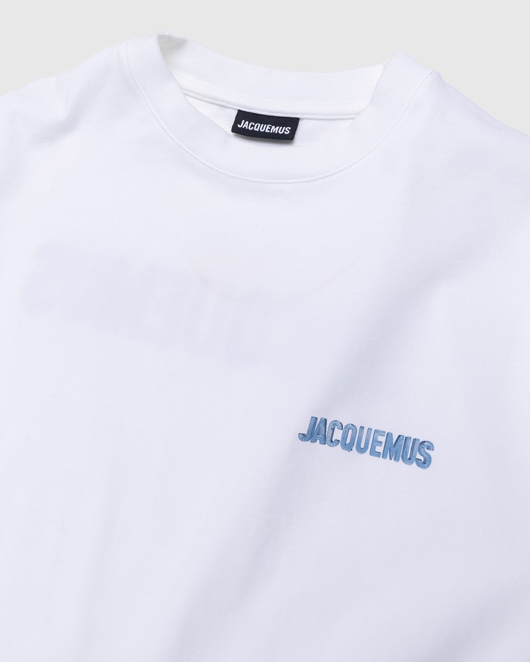 JACQUEMUS – Le T-Shirt Gelo Print Ice Jacquemus White - Tops - White - Image 3
