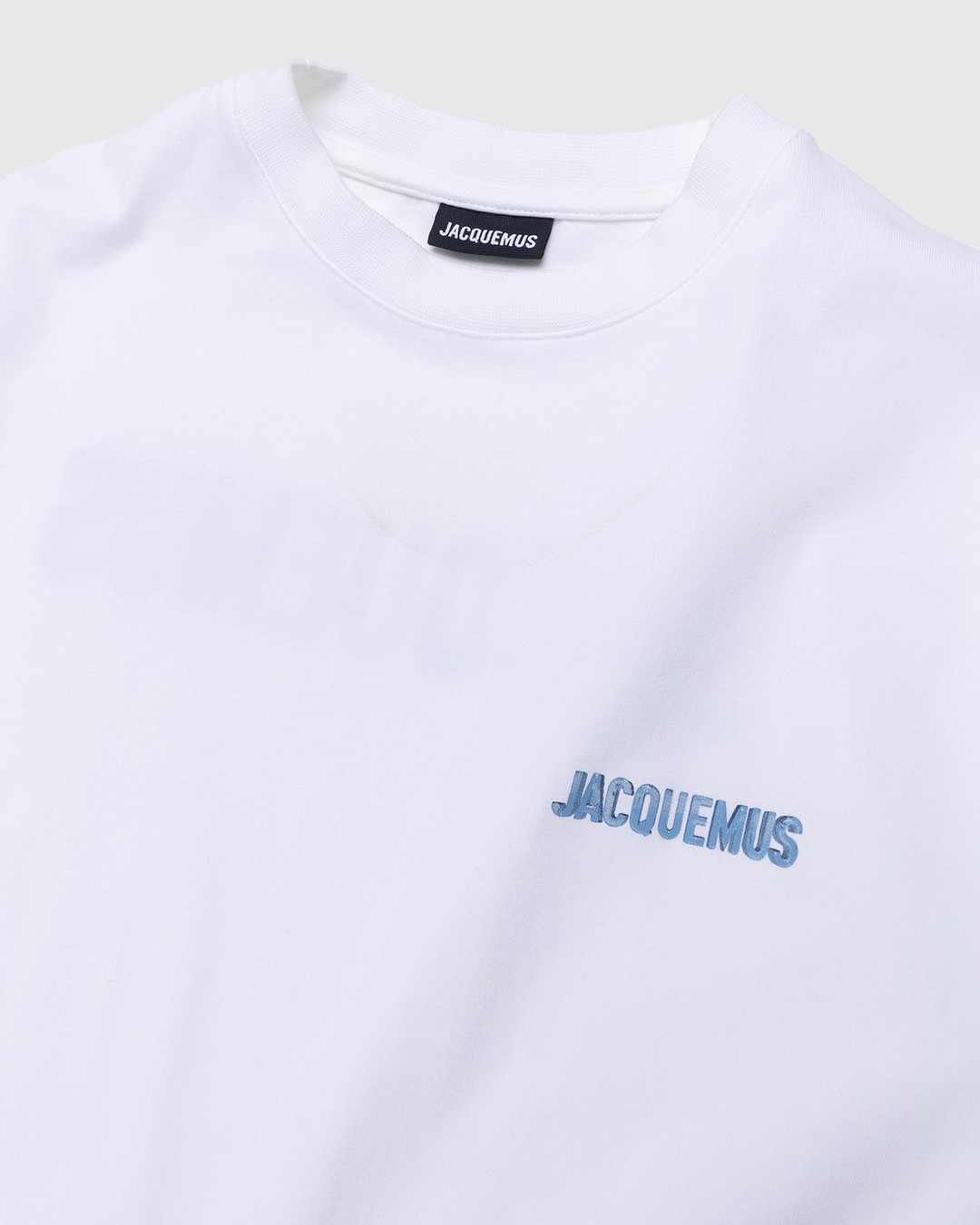 JACQUEMUS – Le T-Shirt Gelo Print Ice Jacquemus White - Tops - White - Image 3