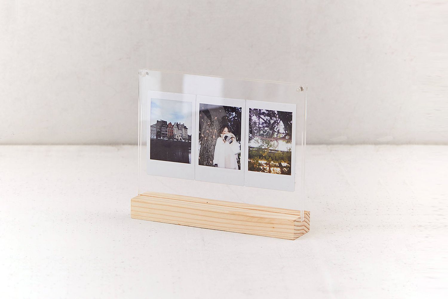 Wood + Acrylic Block Picture Frame