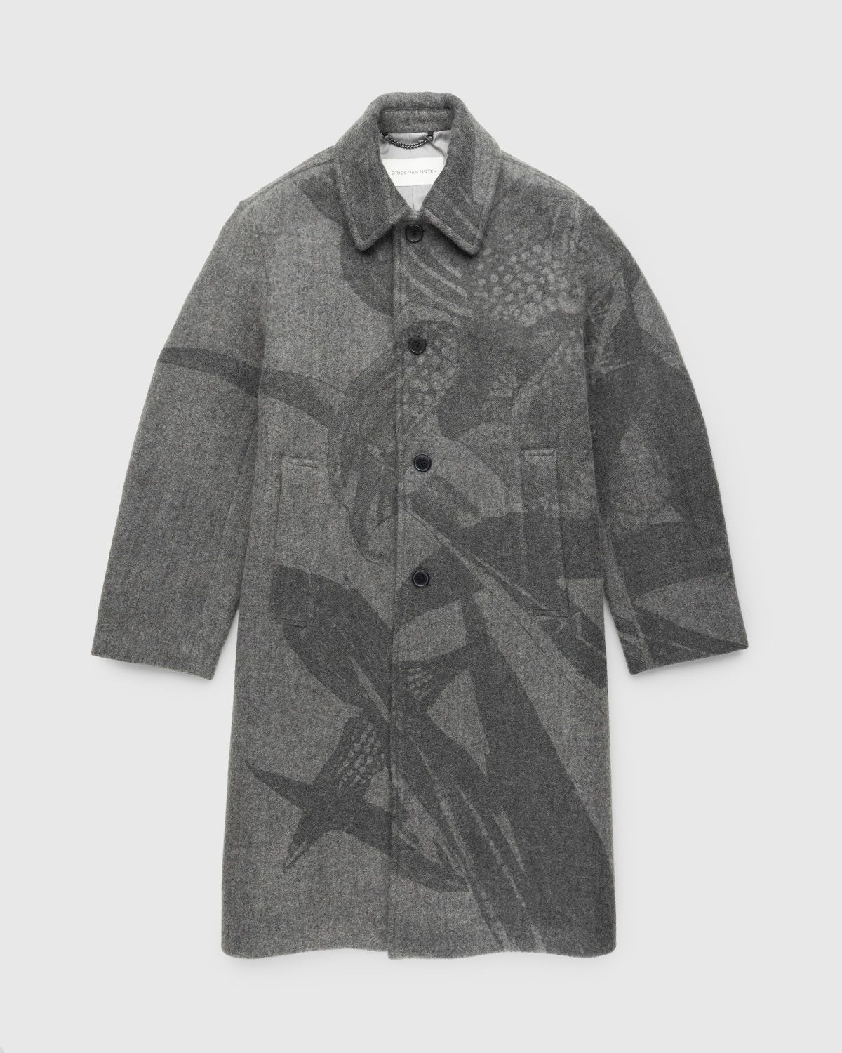 Dries van Noten – Rankle Coat Grey - Outerwear - Grey - Image 1