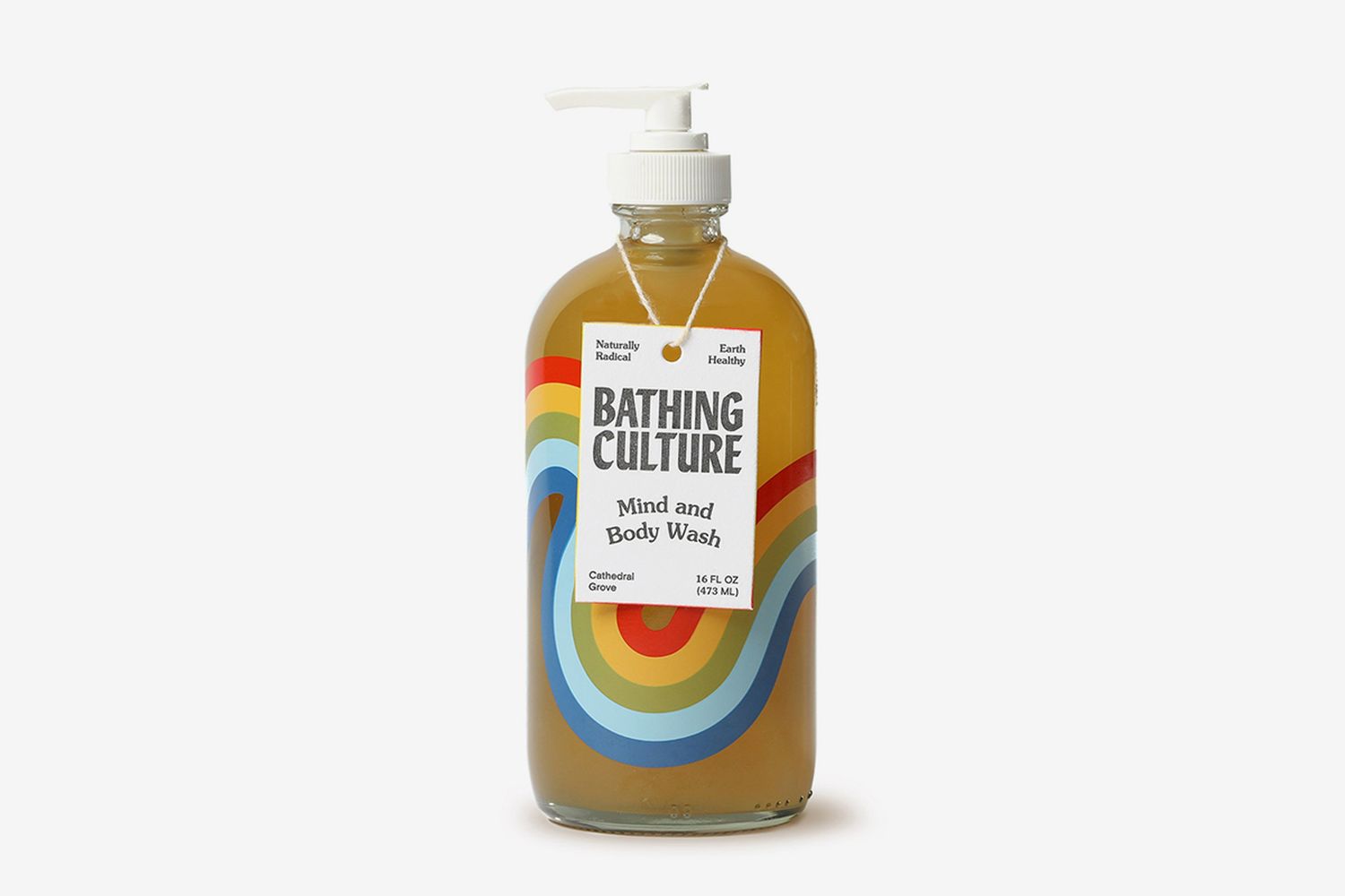Refillable Rainbow Glass Mind and Body Wash