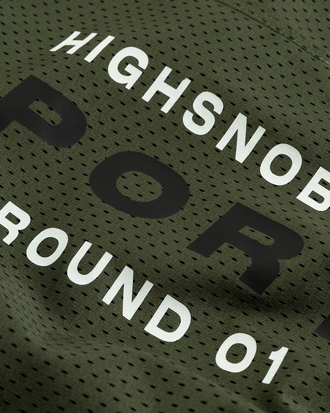 Highsnobiety – HS Sports Reversible Mesh Shorts Black/Khaki - Shorts - Green - Image 10
