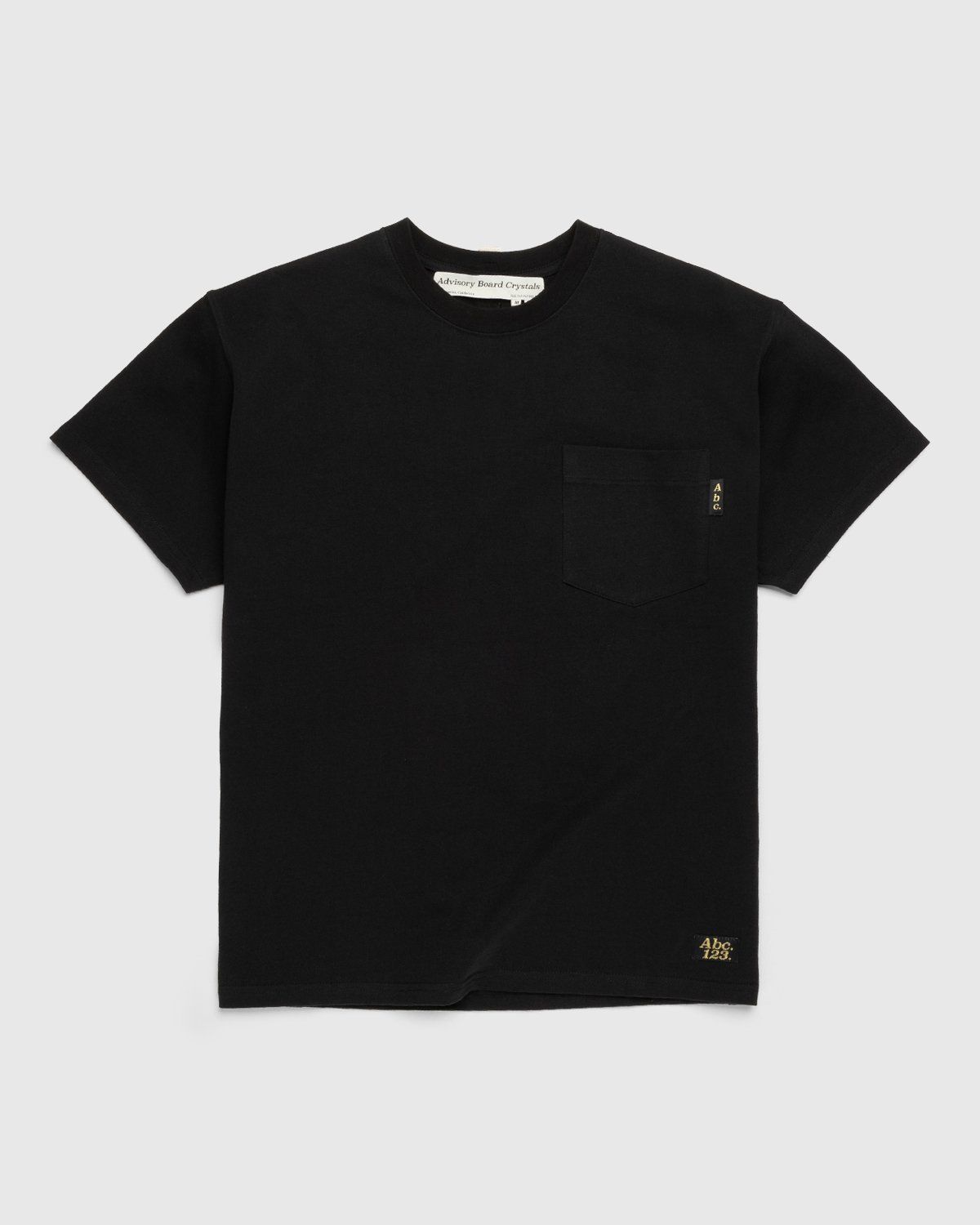 Abc. – Short-Sleeve Pocket Tee Anthracite - T-shirts - Black - Image 1