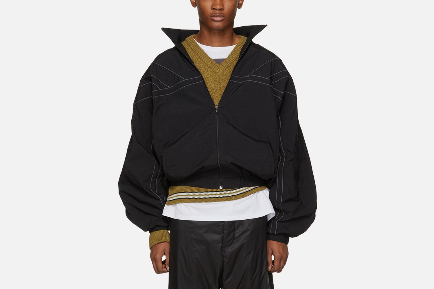 Clipped Shoulders Jacket